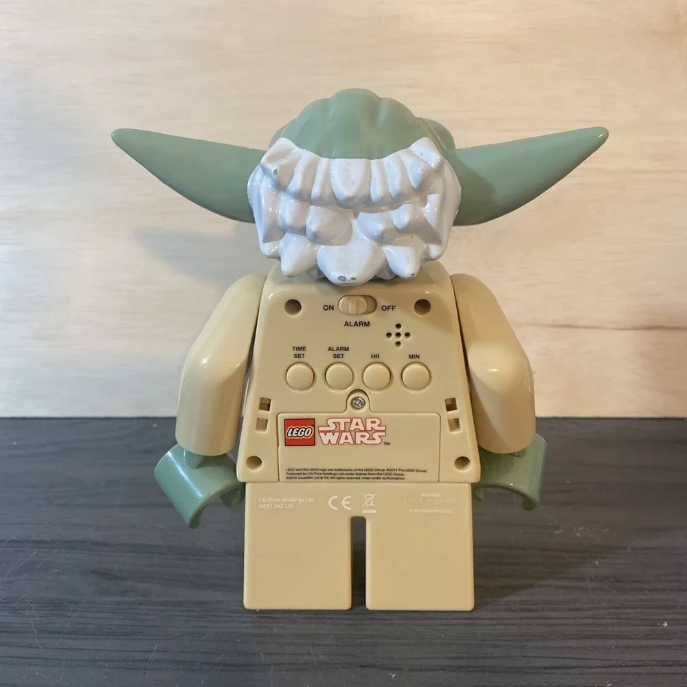 LEGO Star Wars Yoda Minifigure Alarm Clock 9003080 – Working & Tested – Lighted‎
